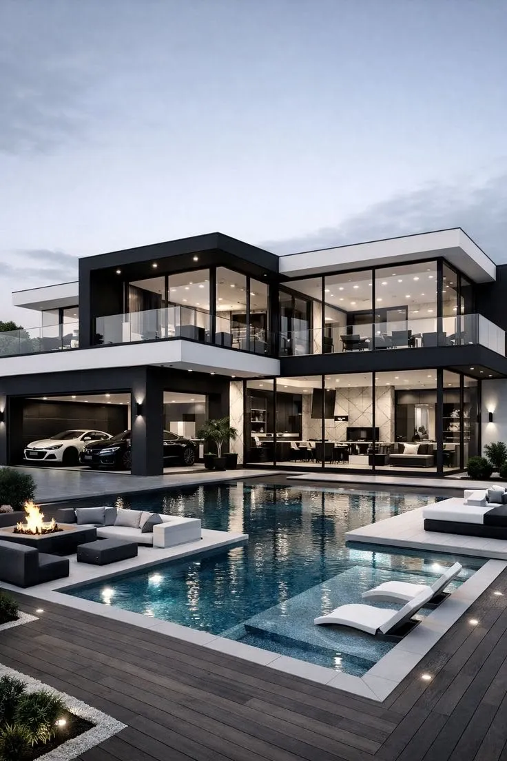 Rumah modern di Greater Houston Texas